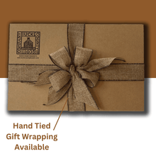 Load image into Gallery viewer, Gift Wrapped Biscotti Showing Tied Bow