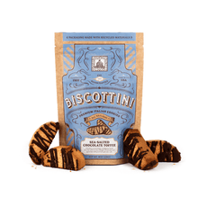 Load image into Gallery viewer, Sea Salted Chocolate Toffee Biscottini Shot #2