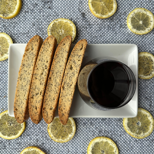 Lemon Poppy Biscotti from Bucks County Biscotti