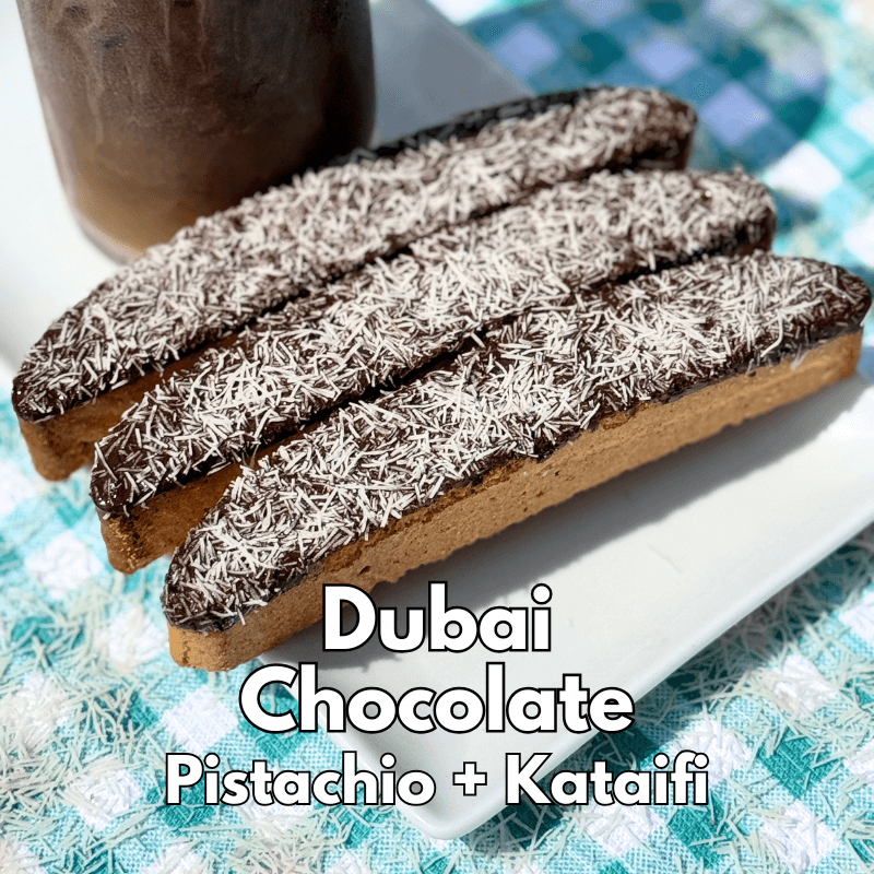 Limited Edition Dubai Chocolate Pistachio Biscotti