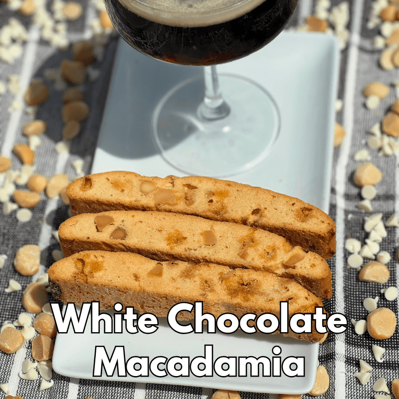 White Chocolate Macadamia Nut Biscotti from Bucks County Biscotti