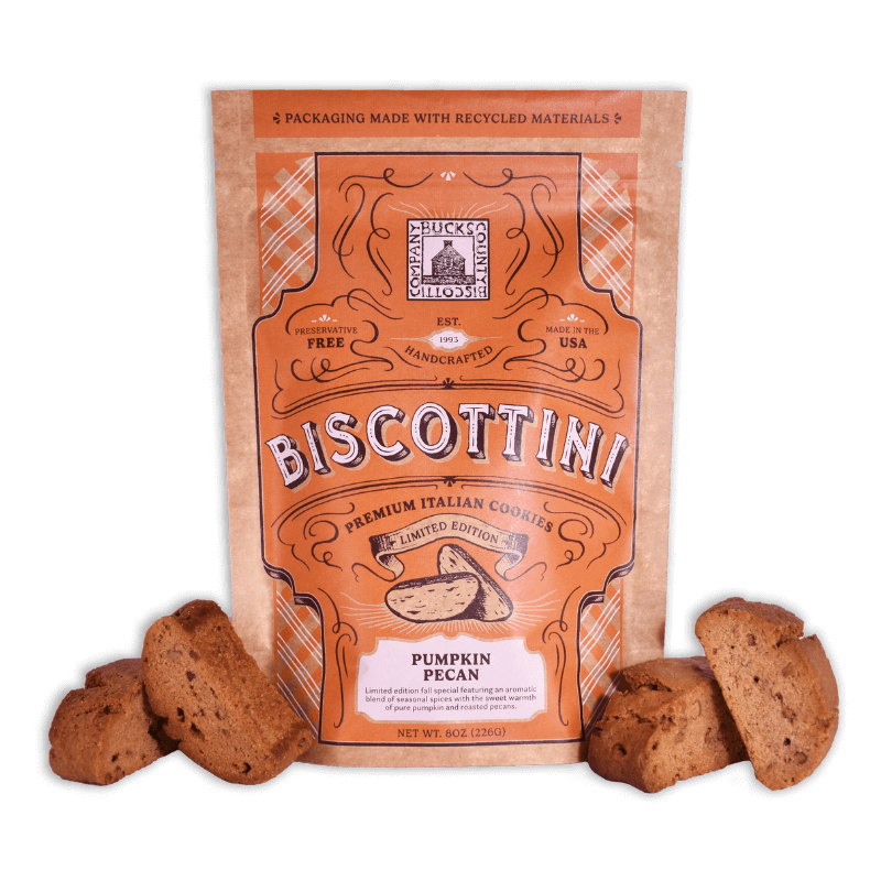 Pumpkin Pecan Biscottini