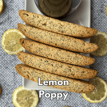 Load image into Gallery viewer, Lemon Poppy Biscotti